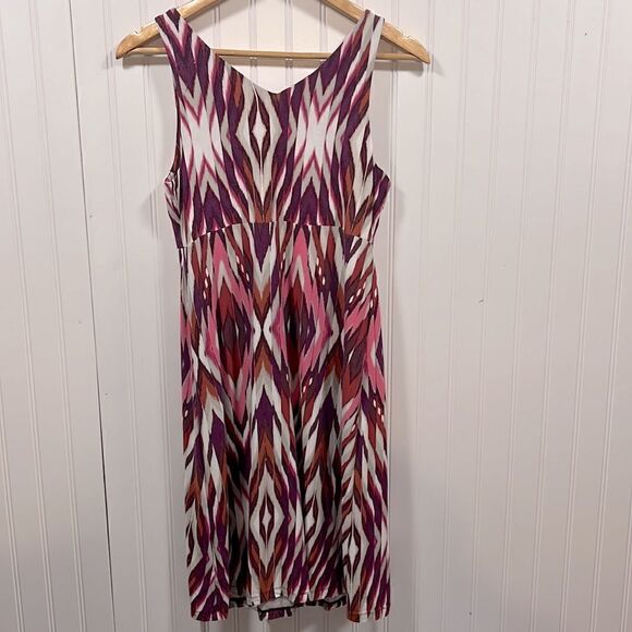 Athleta printed Santorini v-neck dress - Picture 4 of 6